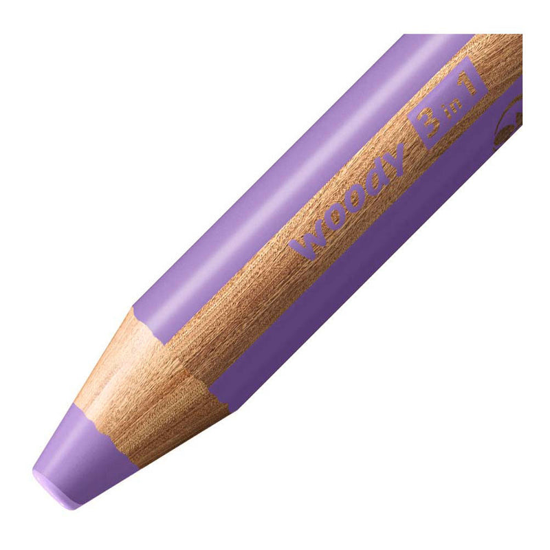 Afbeelding laden in galerijviewer, Stabilo woody 3 in 1 - multitalent kleurpotlood - pastel lila