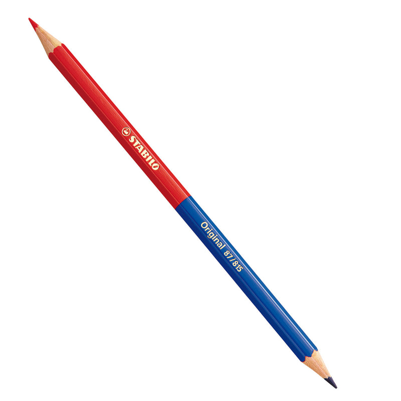 Load image into Gallery viewer, Stabilo original - kleurpotlood - half rood-half blauw (87 815)