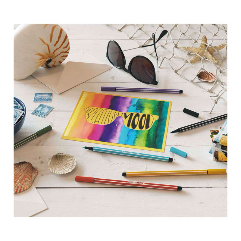 Load image into Gallery viewer, Stabilo pen 68 - viltstift - donker grijs (68 96)