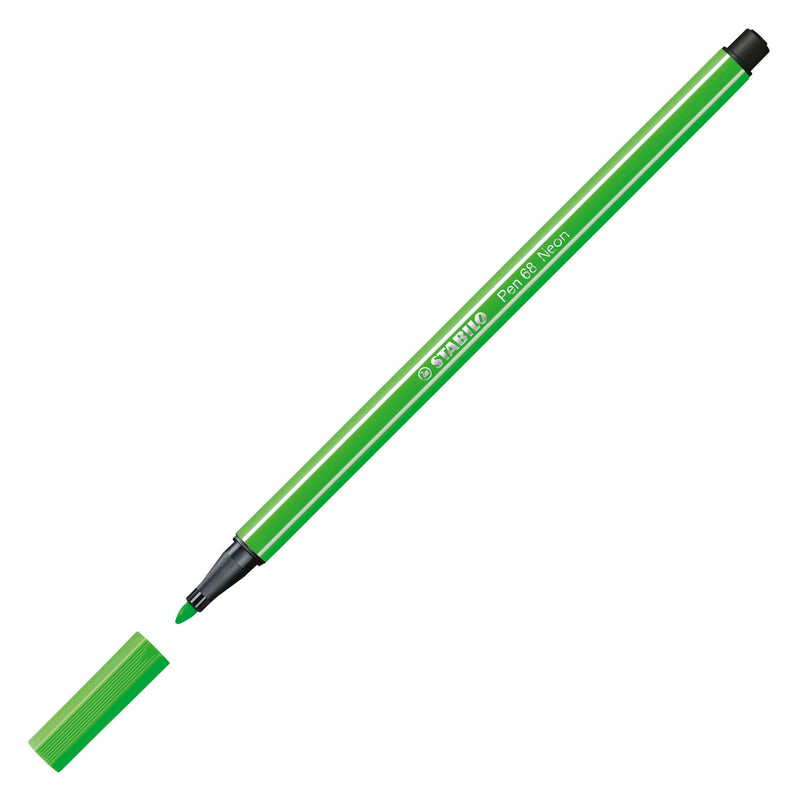 Load image into Gallery viewer, Stabilo pen 68 - viltstift - fluoriserend groen (68 033)