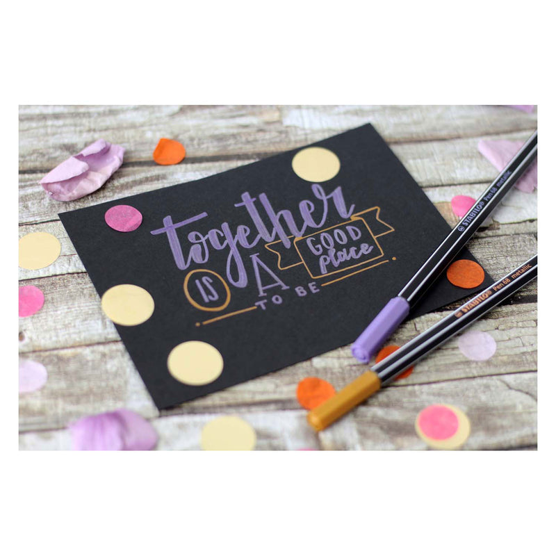 Load image into Gallery viewer, STABILO Viltstift - Metallic Lichtgroen (68 843)