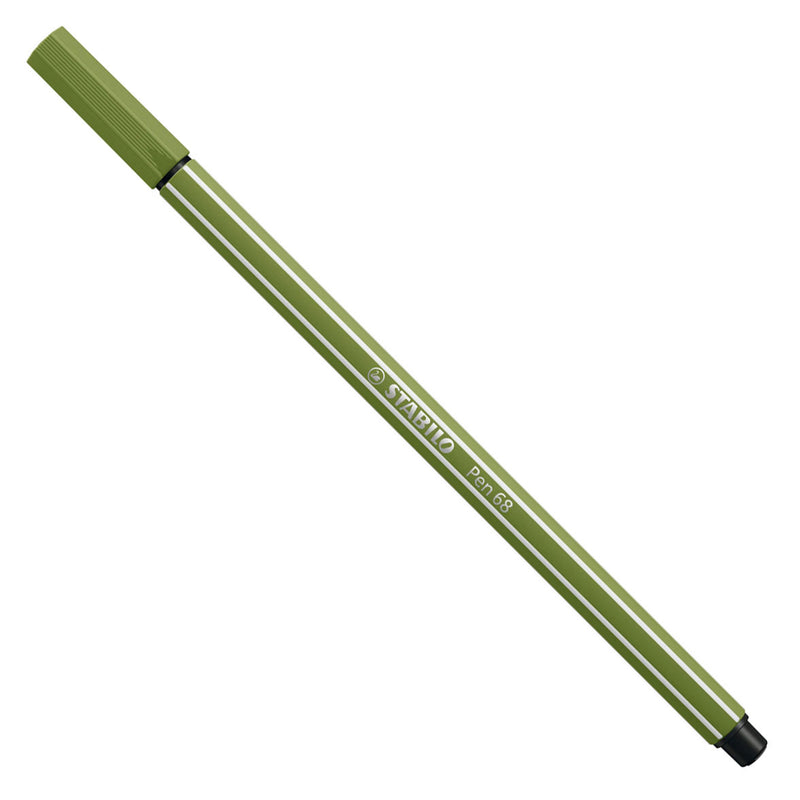 Load image into Gallery viewer, Stabilo pen 68 - viltstift - mos groen (68 35)