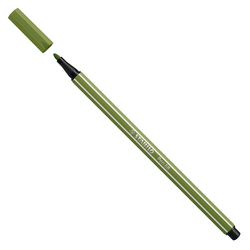 Load image into Gallery viewer, Stabilo pen 68 - viltstift - mos groen (68 35)