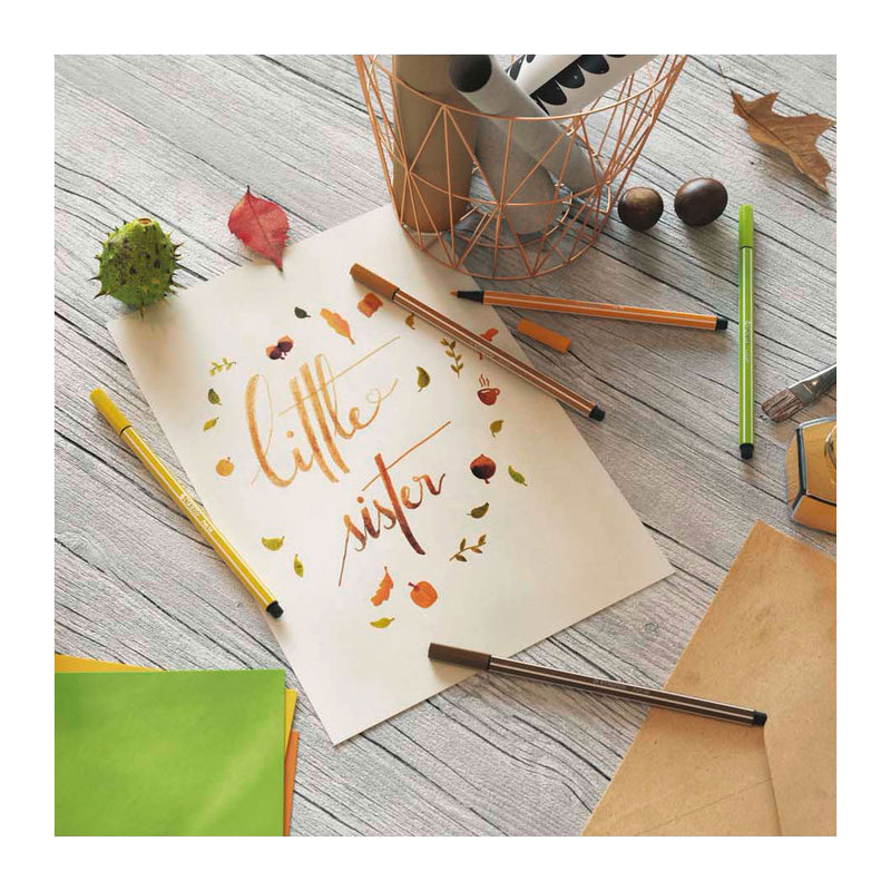 Load image into Gallery viewer, Stabilo pen 68 - viltstift - geel (68 44)