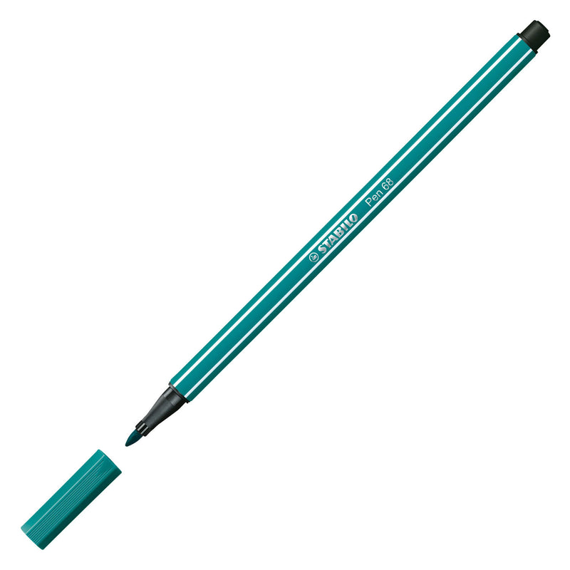 Load image into Gallery viewer, Stabilo pen 68 - viltstift - turquoise blauw (68 51)