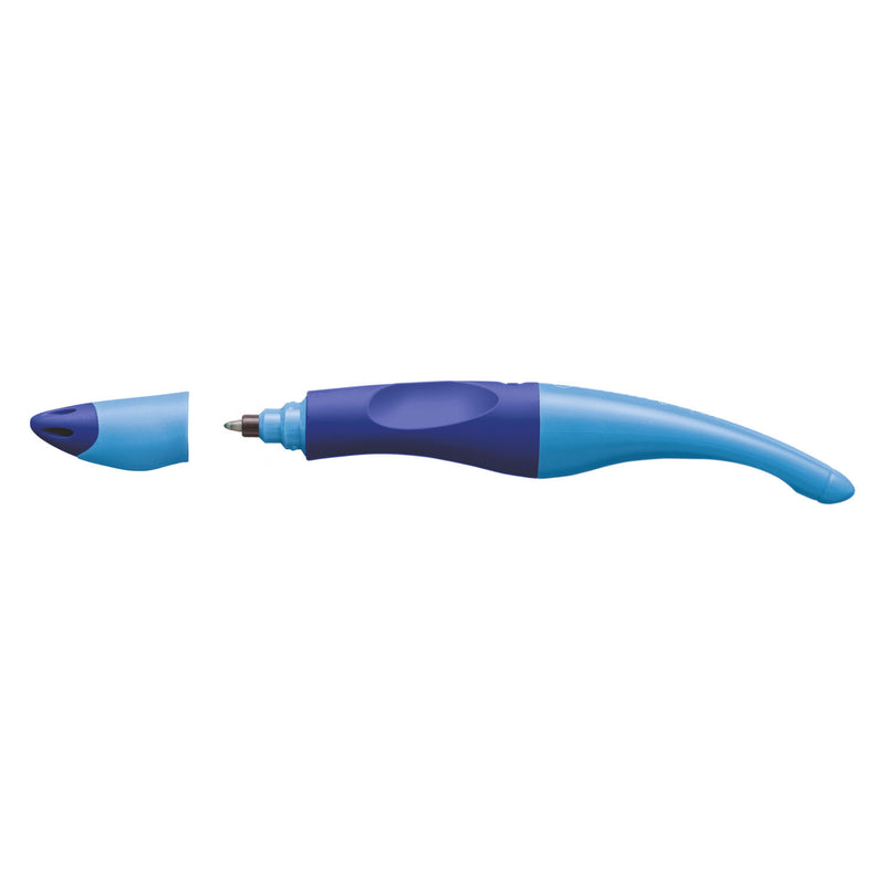 Afbeelding laden in galerijviewer, Stabilo easyoriginal - ergonomische rollerball - rechtshandig - blauwe inkt - navulbaar - blauw