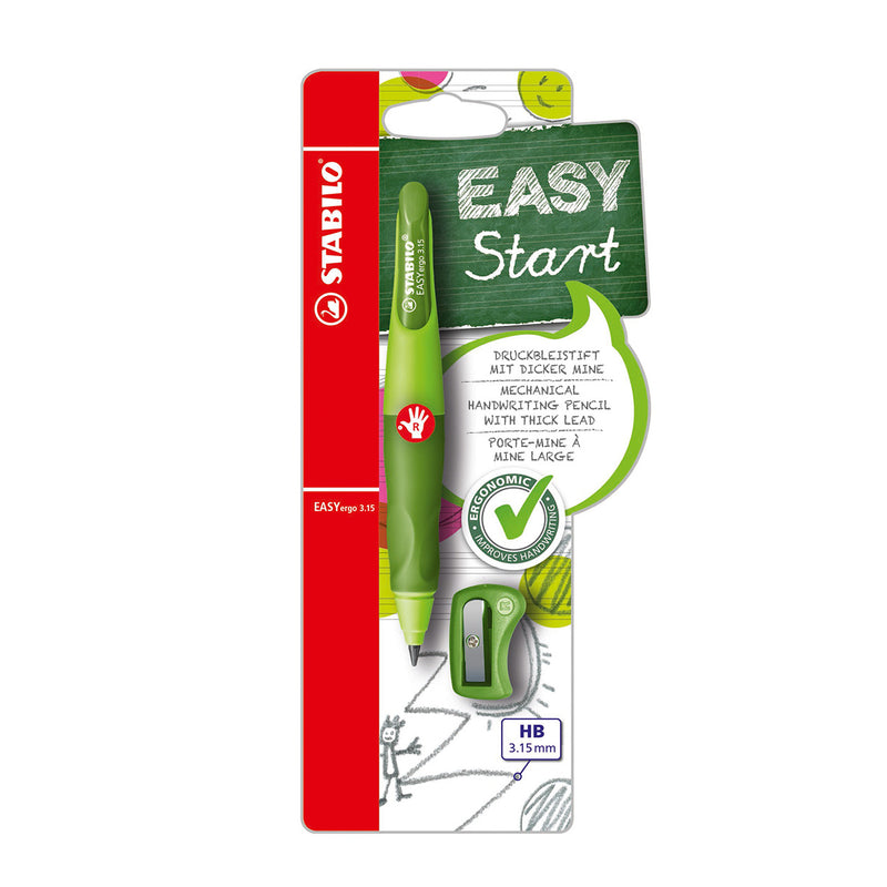 Load image into Gallery viewer, Stabilo easyergo 3.15 - ergonomisch vulpotlood - rechtshandig - groen