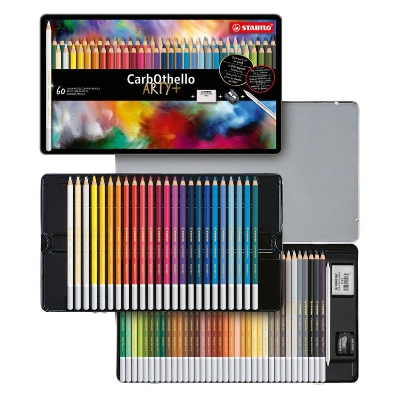 Load image into Gallery viewer, Stabilo carbothello - kalkpastel kleurpotloden - set 60 st.