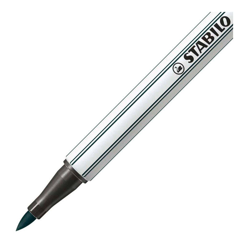 Load image into Gallery viewer, Stabilo pen 68 brush - viltstift - aarde groen (63)