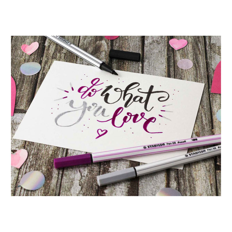 Load image into Gallery viewer, Stabilo pen 68 brush - viltstift - donker oker (89)