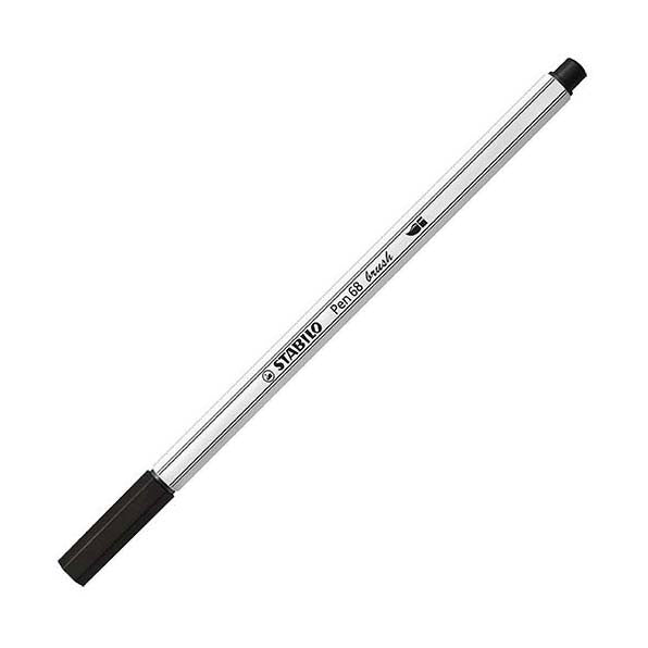 Load image into Gallery viewer, Stabilo pen 68 brush - viltstift - zwart (46)