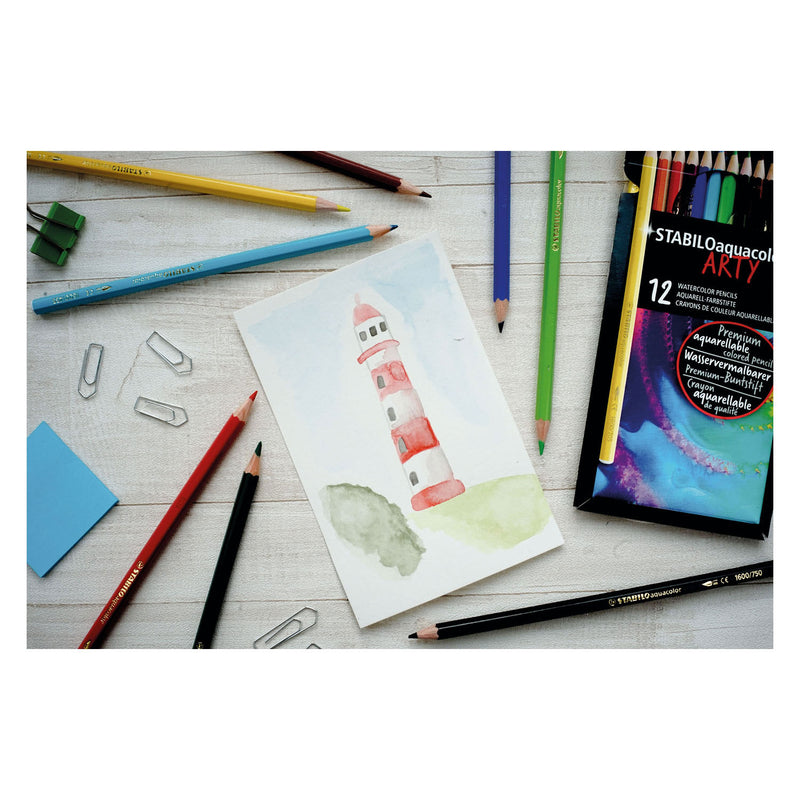 Load image into Gallery viewer, Stabilo aquacolor potloden 24 kleuren