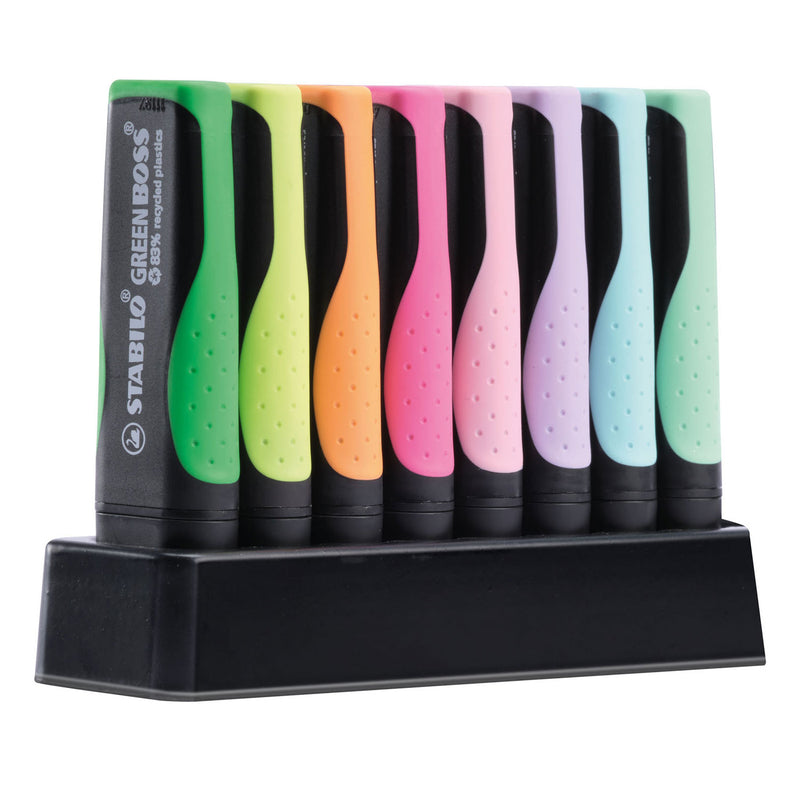 Afbeelding laden in galerijviewer, Stabilo green boss pastel - markeerstift - 8 stuks deskset