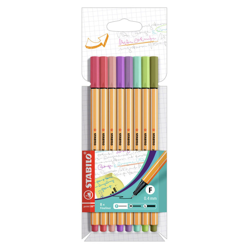 Load image into Gallery viewer, STABILO Point 88 Fineliners, 8st.