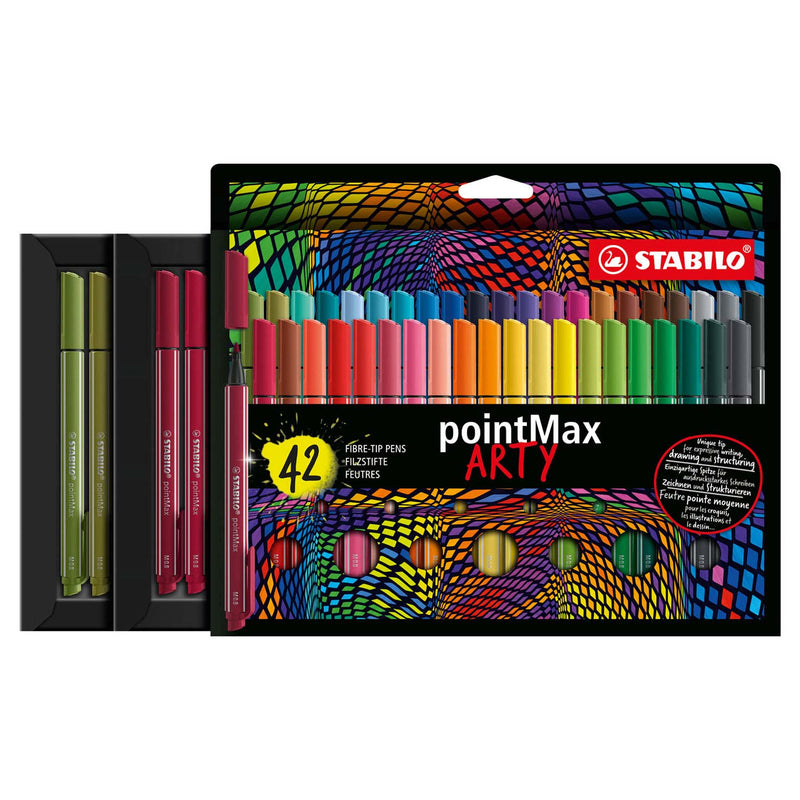 Load image into Gallery viewer, STABILO PointMax Fineliners ARTY, 42st.