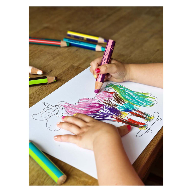 Load image into Gallery viewer, Stabilo woody 3 in 1 duo - multitalent kleurpotlood - set 6 st. + puntenslijper