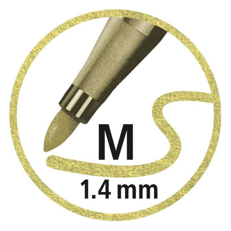 Afbeelding laden in galerijviewer, Stabilo pen 68 metallic viltstiften in metalen doos - 8dlg.