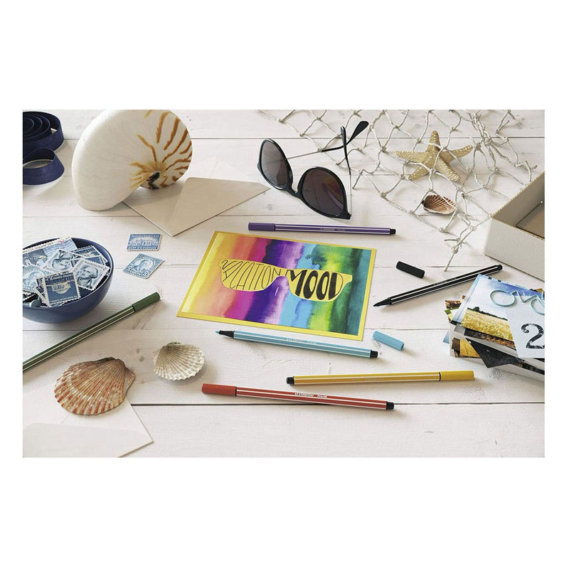 Load image into Gallery viewer, Stabilo pen 68 colorparade viltstiften roze antraciet - 20dlg.