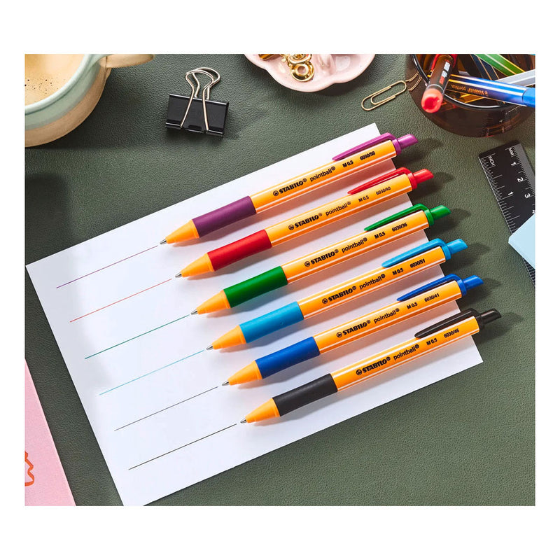 ギャラリービューアに画像をロードする, Stabilo pointball balpennen - 6dlg.