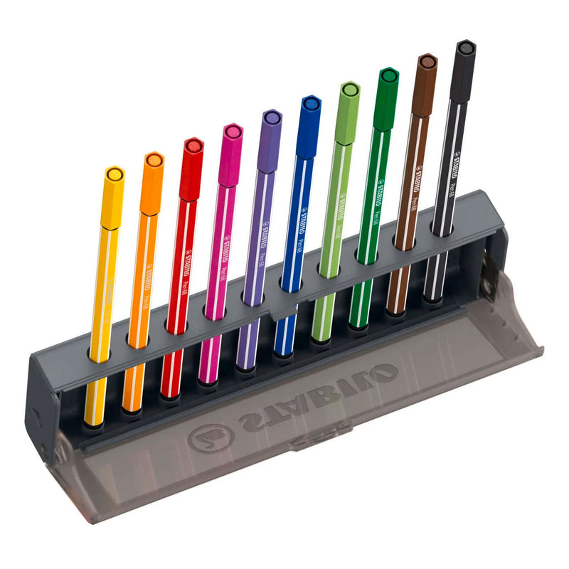 Load image into Gallery viewer, Stabilo pen 68 click set viltstiften - 10dlg.