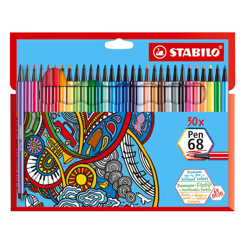 Load image into Gallery viewer, Stabilo pen 68 viltstiften - 30dlg.