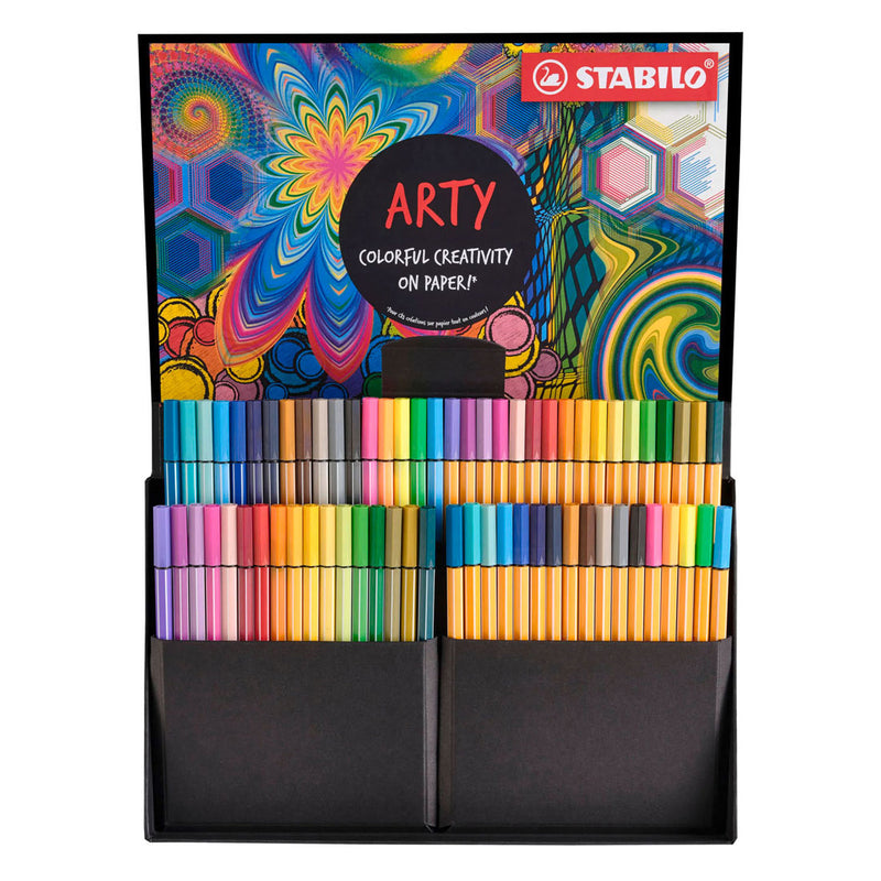 Load image into Gallery viewer, Stabilo arty hero set pen 68 stiften en point 88 fineliners - 68dlg.