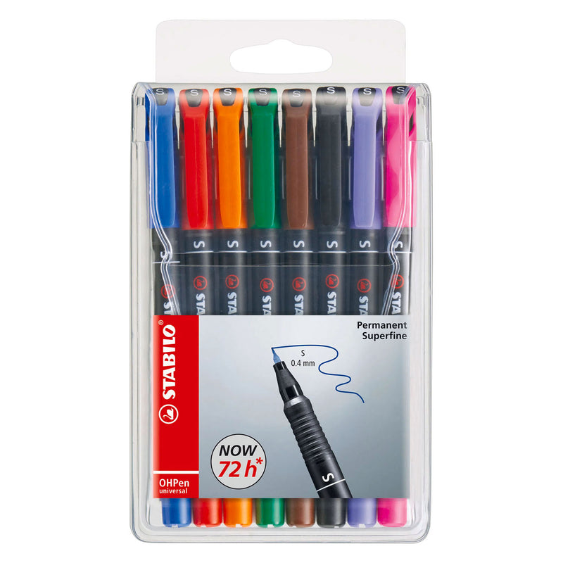 Load image into Gallery viewer, Stabilo ohpen superfijn permanente marker in etui - 8dlg.