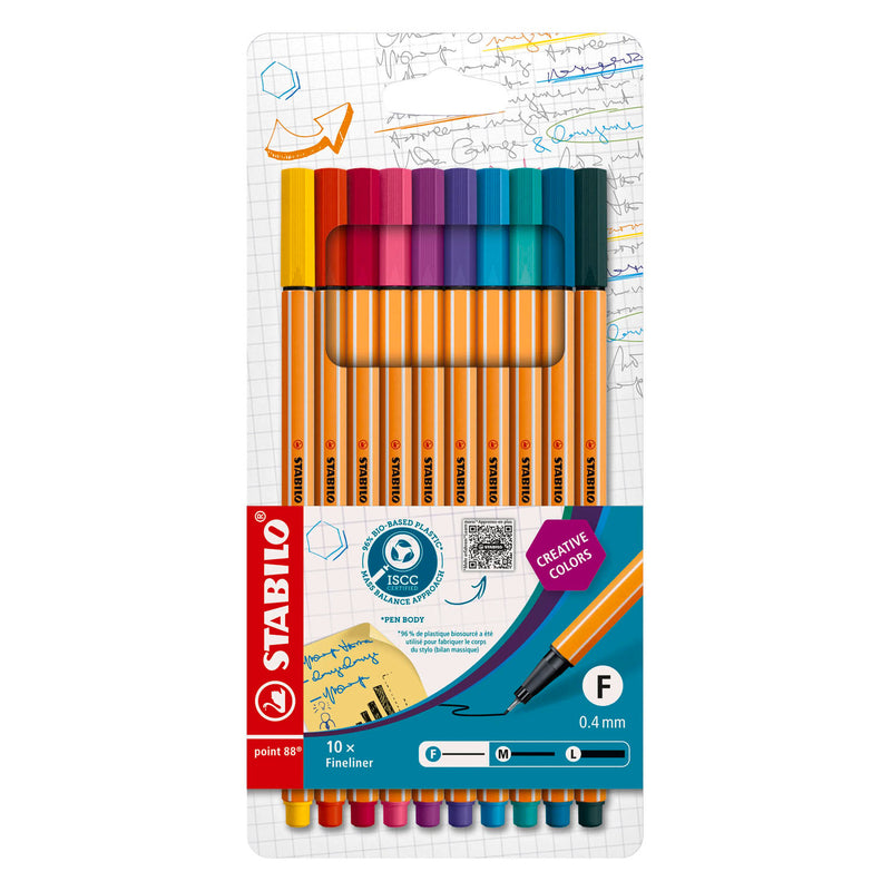 Load image into Gallery viewer, Stabilo point 88 fashion colors fineliners - 10dlg.