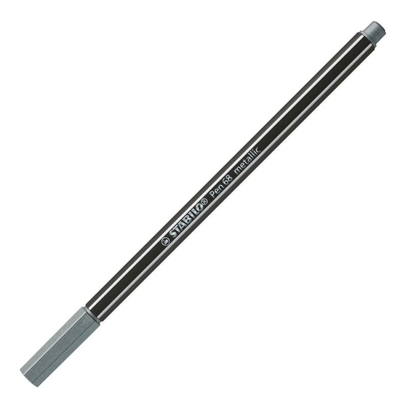 Afbeelding laden in galerijviewer, Stabilo pen 68 metallic viltstiften zilver goud koper - 3dlg.