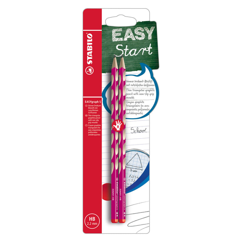 Load image into Gallery viewer, Stabilo easygraph s hb rechtshandige grafietpotloden roze - 2st.