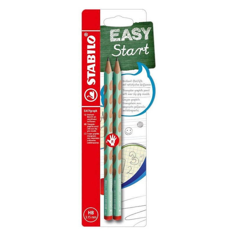 Load image into Gallery viewer, Stabilo easygraph hb rechtshandige grafietpotloden groen - 2st.