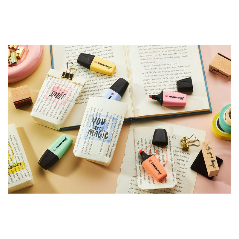 Afbeelding laden in galerijviewer, Stabilo boss mini pastel markeerstiften - 5dlg.