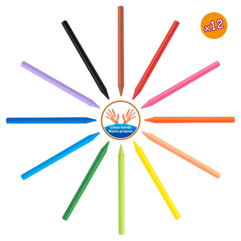 Afbeelding laden in galerijviewer, Bic kids plastidecor kleurkrijt, 18st.