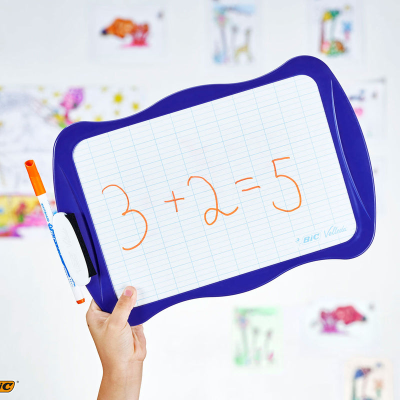 Afbeelding laden in galerijviewer, Bic whiteboard dubbelzijdig met wisser en marker - educatief speelgoed.