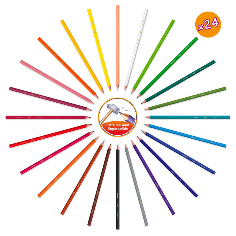 Load image into Gallery viewer, Bic kids kleurkoffer met stickers