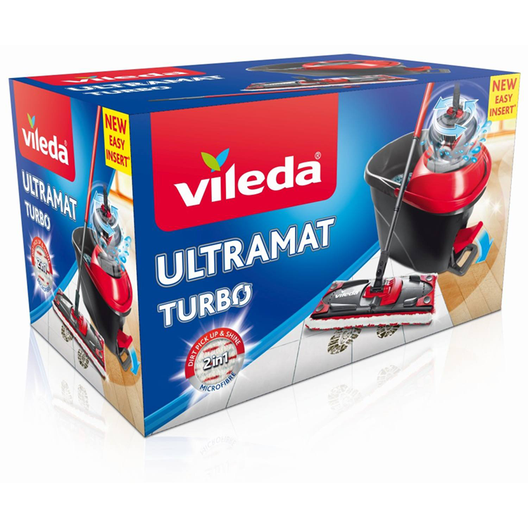 Afbeelding laden in galerijviewer, Vileda ultramat turbo - reinigingsysteem - met pedaal