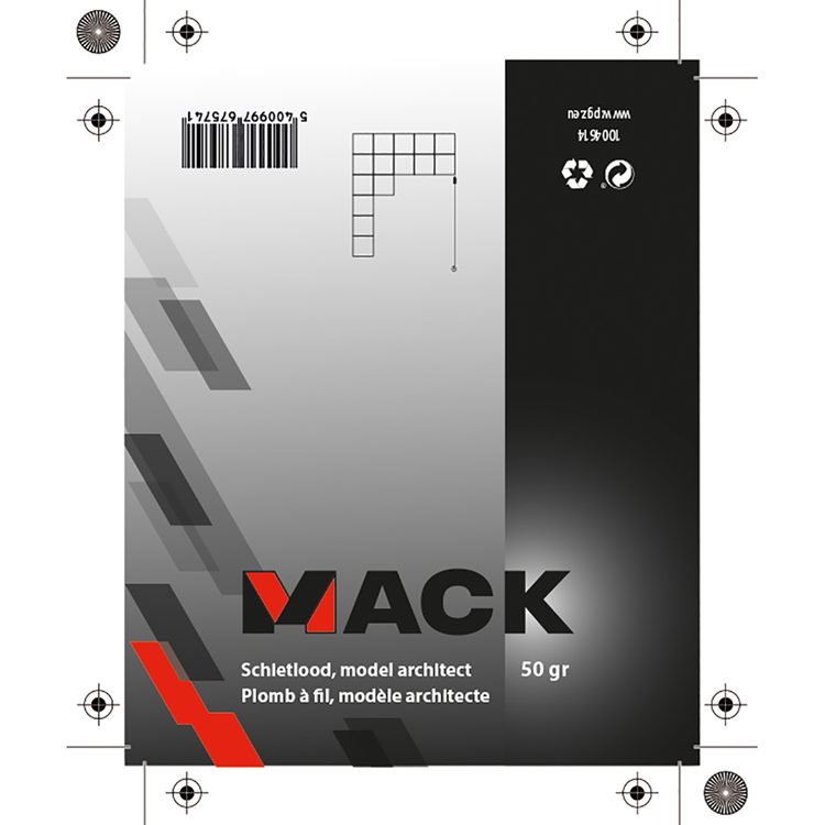 Afbeelding laden in galerijviewer, Mack 1004614 - schietlood 50gr | 4 stuks