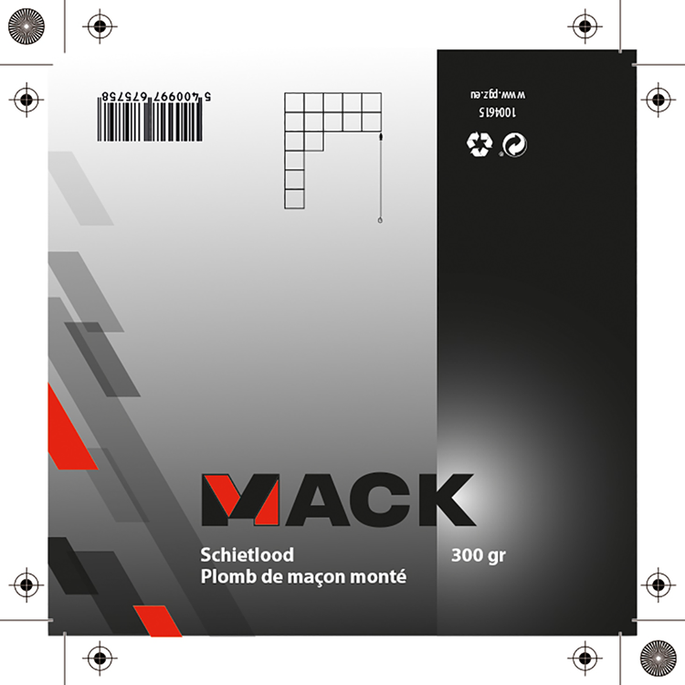 Afbeelding laden in galerijviewer, Mack 1004615 - schietlood 300gr | 4 stuks