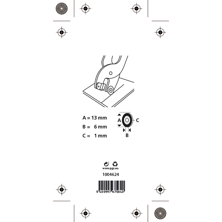Chargez l'image dans la visionneuse de la galerie, Mack 1004624 - verv.wiel tegelsnijtang ø13mm | 3 stuks