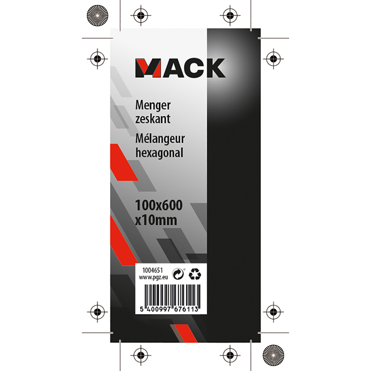 Afbeelding laden in galerijviewer, Mack 1004651 - verfmixer 600x10x100mm 600x10x100mm | 3 stuks