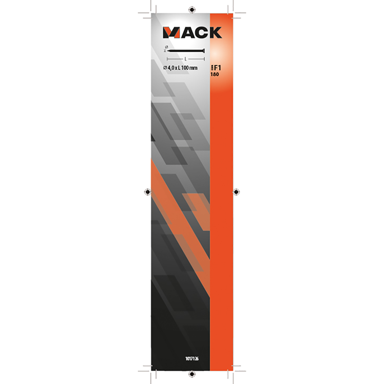 Afbeelding laden in galerijviewer, Mack 1017126 - nagel platte kop 180 gr 4,0 x 100 mm | 10 stuks
