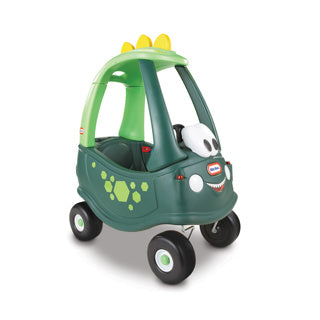 Afbeelding laden in galerijviewer, Little tikes cozy coupe loopauto dino 72x44x92 cm groen