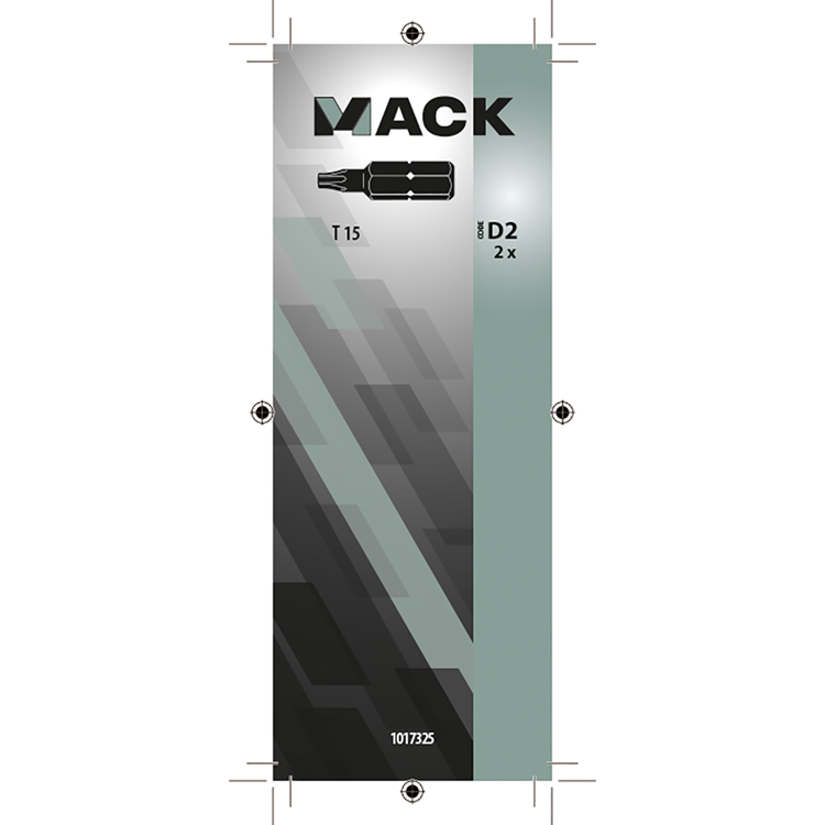 Afbeelding laden in galerijviewer, Mack 1017325 - torx schroefbit staal onbehandeld 2 st t 15 | 10 stuks