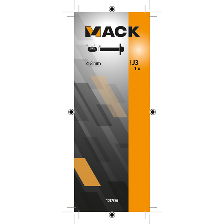 Afbeelding laden in galerijviewer, Mack 1017876 - werktuig voor zeilringen staal1 st 8 mm | 10 stuks