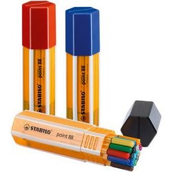 Load image into Gallery viewer, Stabilo fineliner pennen point 88 kleurenassortiment 20 stuks