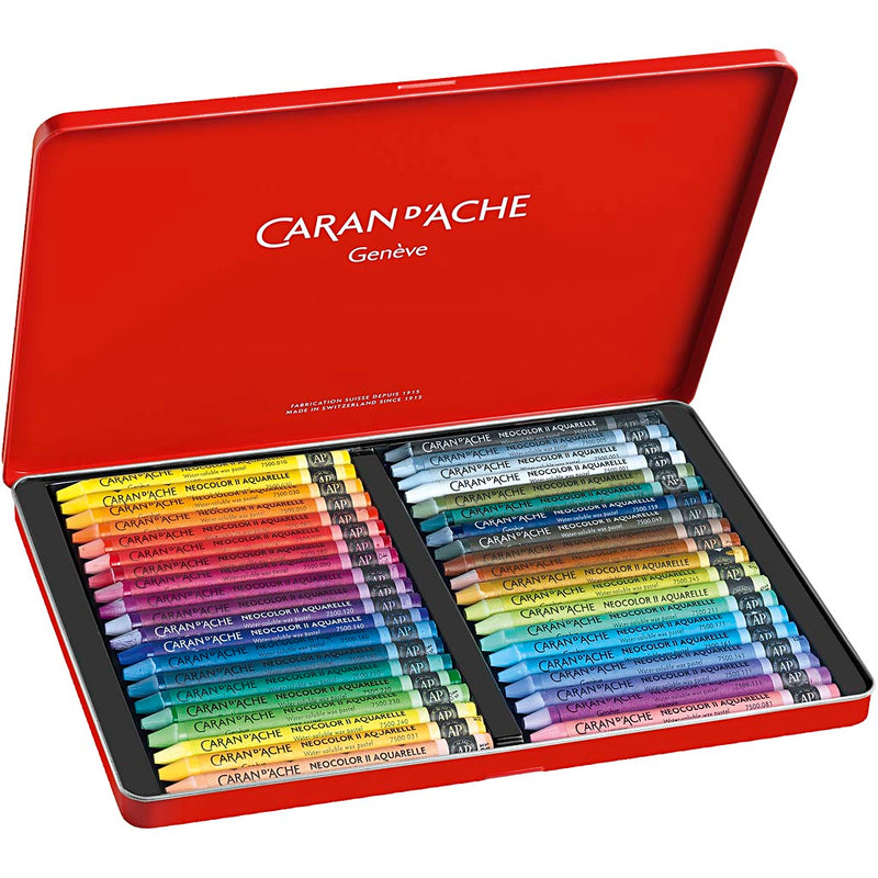 Afbeelding laden in galerijviewer, Http: www.cchobby.nl caran-d-ache-neocolor-ii-klassenset-l-10-cm-dikte-8-5-mm-diverse-kleuren-40-div-1-doos