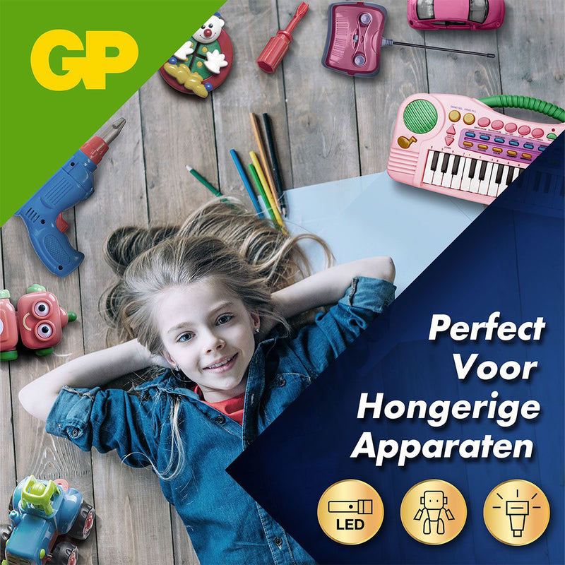 Load image into Gallery viewer, Gp ultra plus alkaline aaa-batterijen 4pk