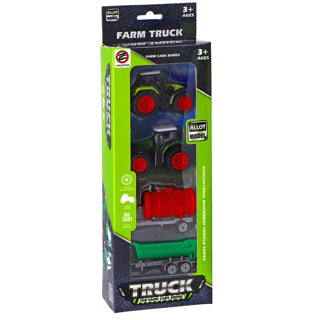 Load image into Gallery viewer, No brand boerderijset met 2 tractoren en 2 accessoires | 4 stuks