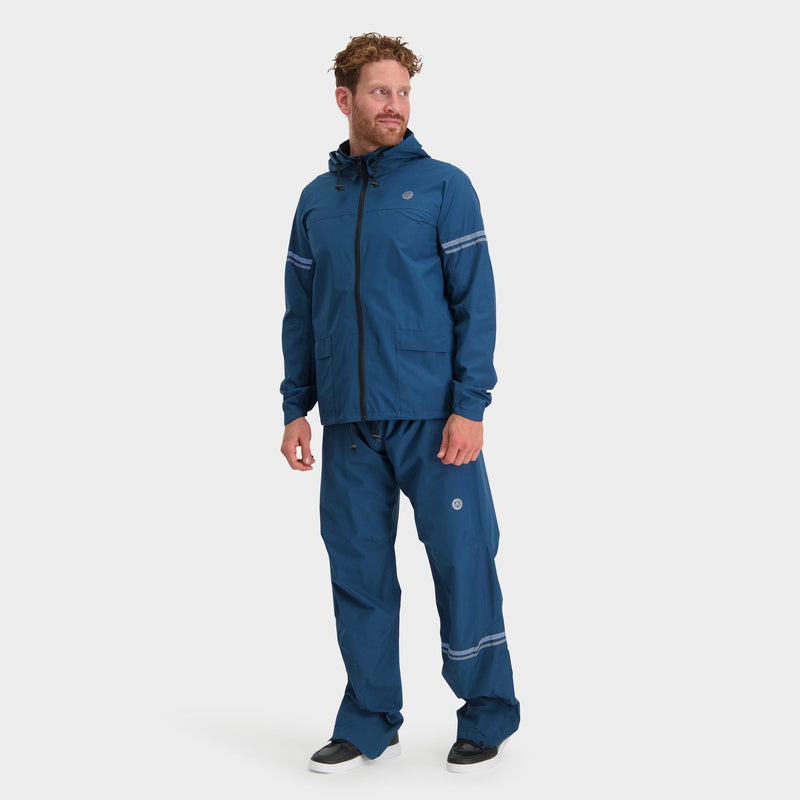 Afbeelding laden in galerijviewer, Agu original regenjas essential teal blauw