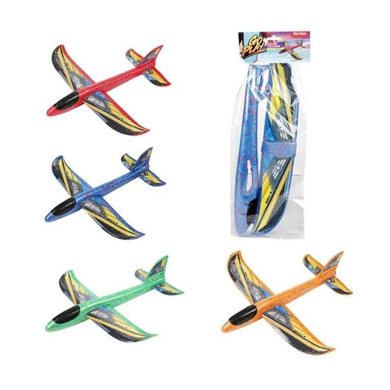 Load image into Gallery viewer, Toi-toys toi toys foam vliegtuig 36cm + stickers